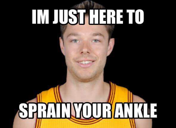 Here to sprain your ankle