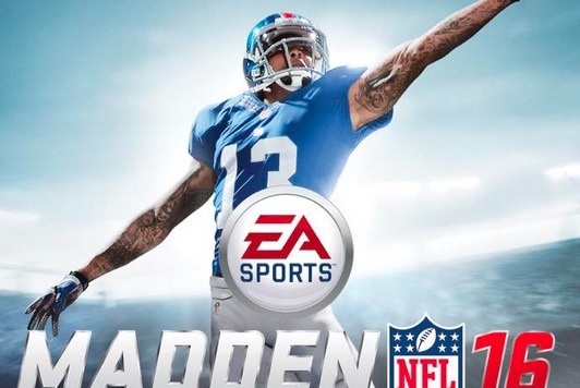 The cover of the Madden 16 video game