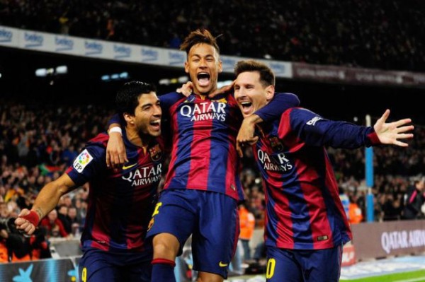 Lionel Messi, Neymar and Luis Suarez have scored a combined 79 league goals this season