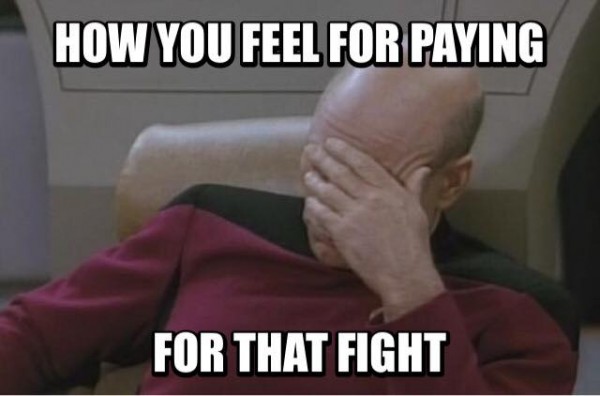 Paying for the fight