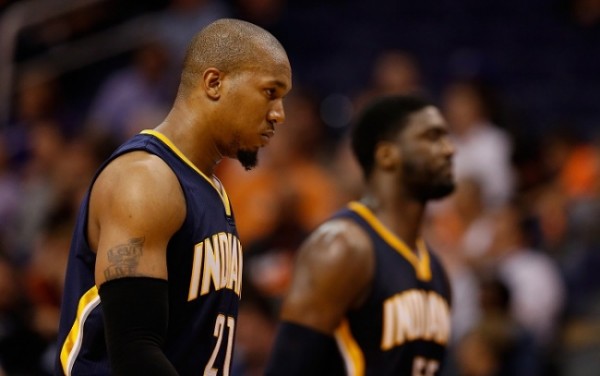 Probably one more year starting in the Indiana Pacers frontcourt for Hibbert and West