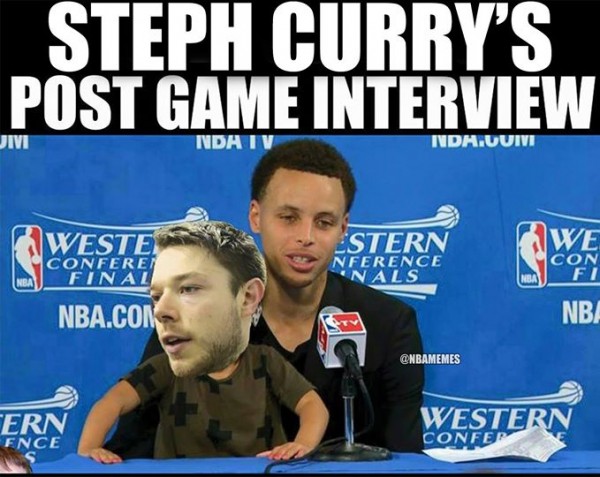 Curry Post Game interview