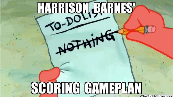 Harrison Barnes gameplan