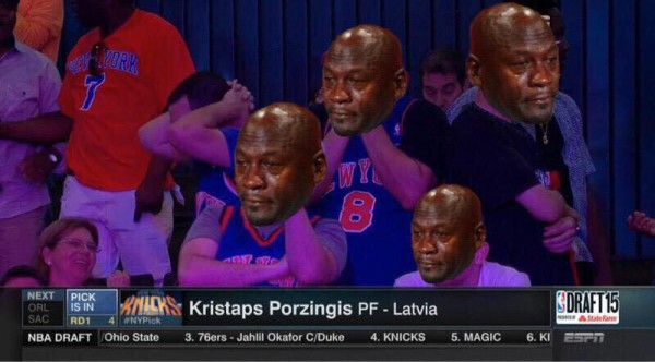 Jordan sad Knicks fans