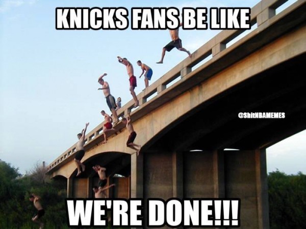 Knicks fans are done
