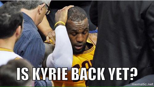 Kyrie Back Yet