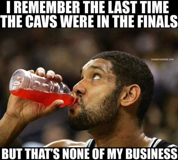Last time the Cavs were in the finals