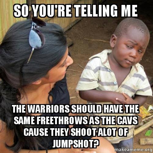 Warriors fans logic