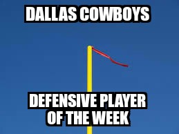 Defensive player of the week