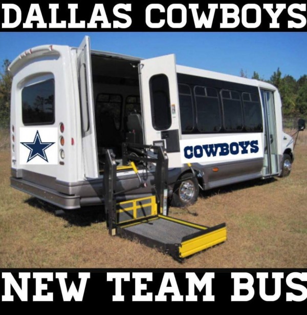 New Cowboys bus