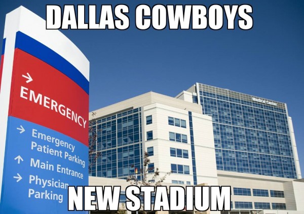 New Cowboys stadium