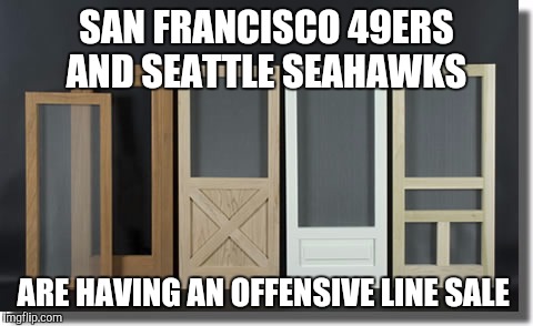 Offensive line sale