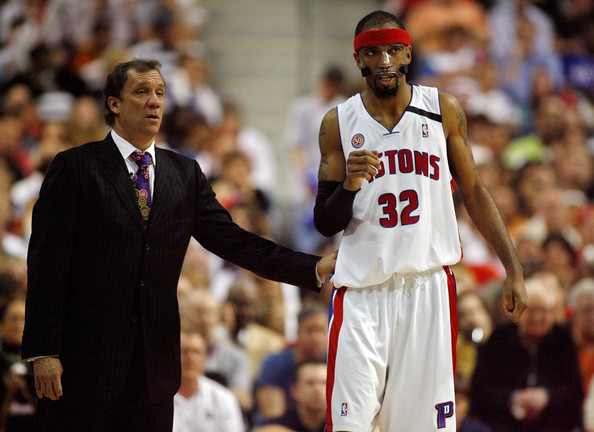 Saunders coached the Pistons to three consecutive conference finals