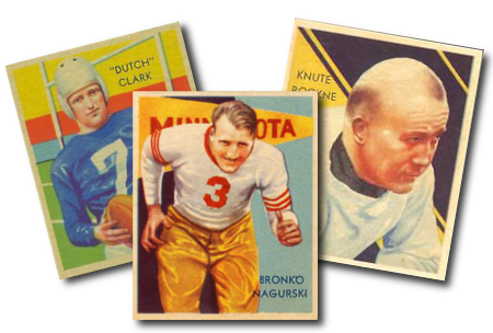 1935 National Chicle Football Cards