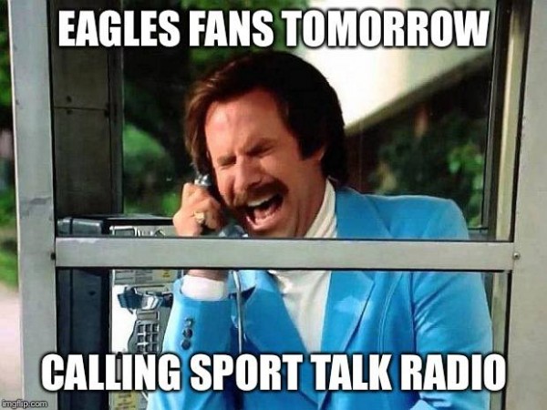 Eagles on sports talk radio