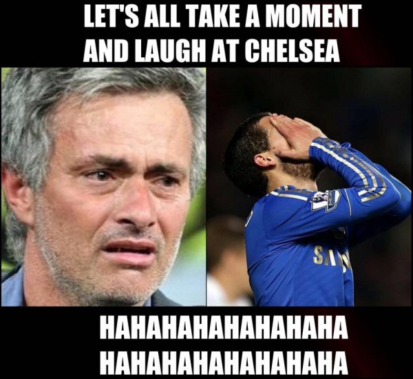 Laughing at Chelsea
