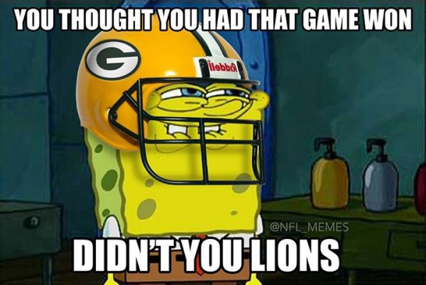 Didn't you Lions meme