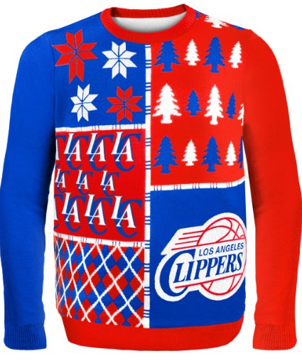 Los Angeles Clippers Ugly Christmas Sweaters
