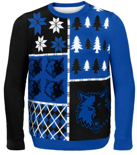 Minnesota Timberwolves ugly Christmas Sweater