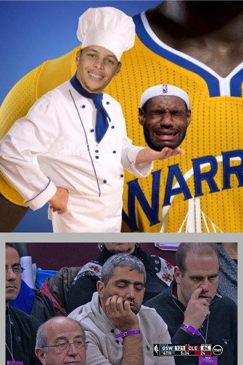 Chef Curry Crying James
