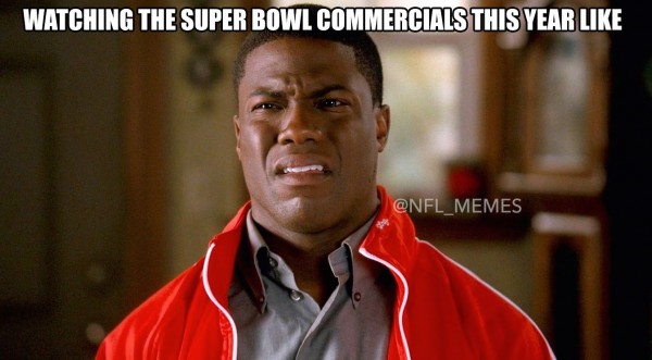 Not liking the Super Bowl commercials