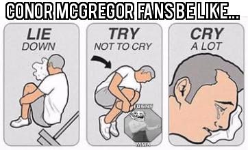 Crying McGregor Fans