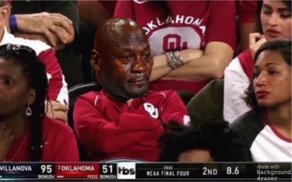Crying Jordan Sooners Fan