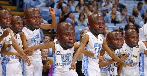North Carolina Crying Jordans