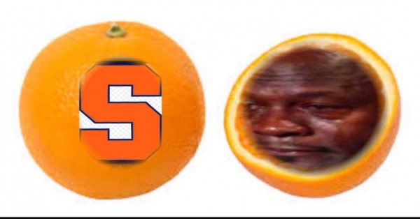 Syraucse Orange Crying Jordan