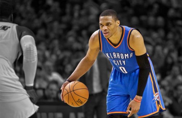 Russell Westbrook on his own