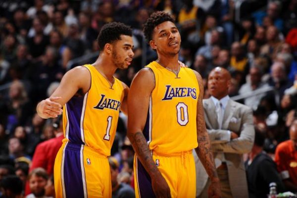 D'Angelo Russell, Nick Young