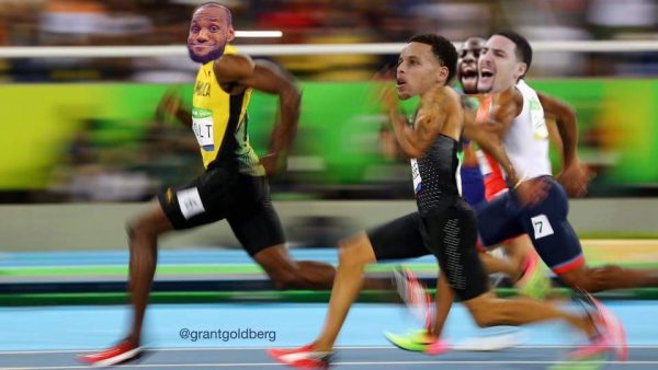 Usain Bolt LeBron Warriors