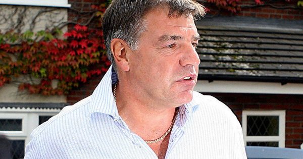 Sam Allardyce speaking with the media after leaving the England manager position