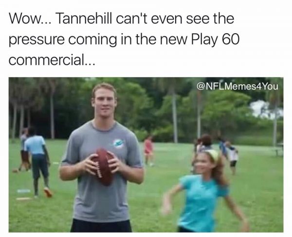 Tannehill Can't see Pressure Meme