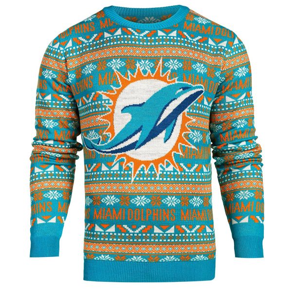 miami-dolphins-ugly-christmas-sweater