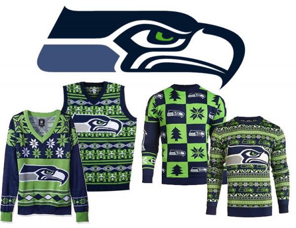 Seattle Seahawks Ugly NFL Christmas Sweater 2016