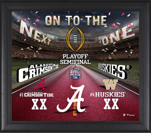 Alabama Crimson Tide Framed Peach Bowl Champions Collage