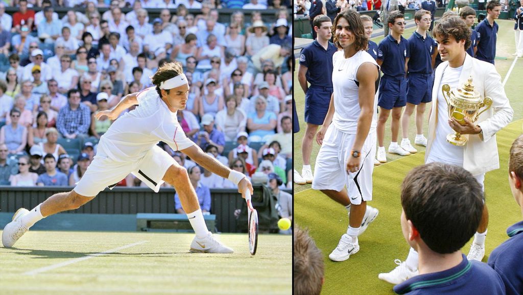 Federer vs Nadal in Grand Slam Finals Over the Years in Photos