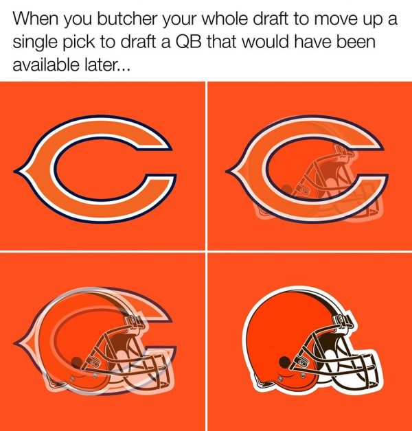 Chicago Bears Cleveland Browns Draft Night