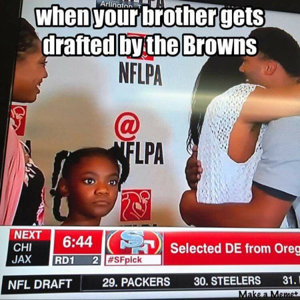 Getting Drafted by the Browns