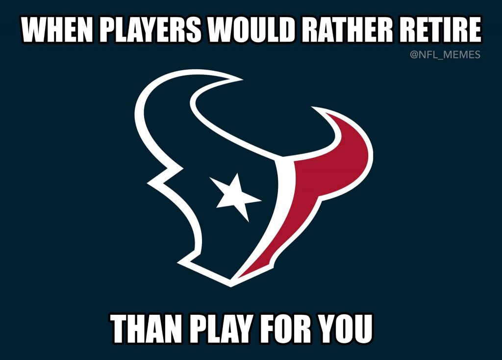No one Wants to Play for the Texans