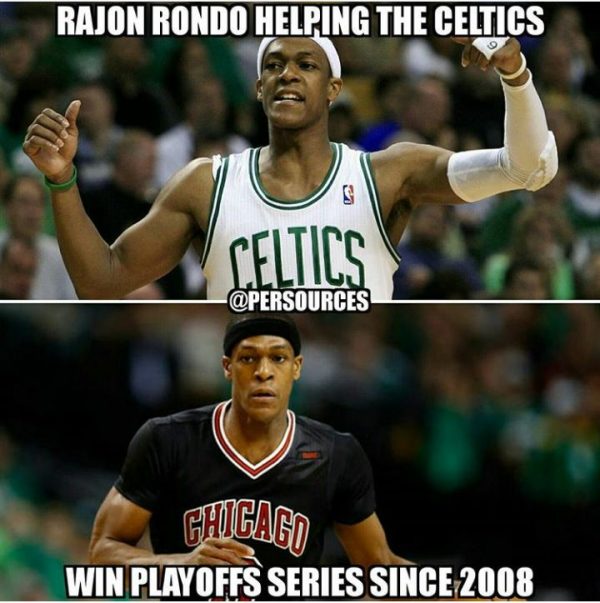 Rajon Rondo Helping the Celtics