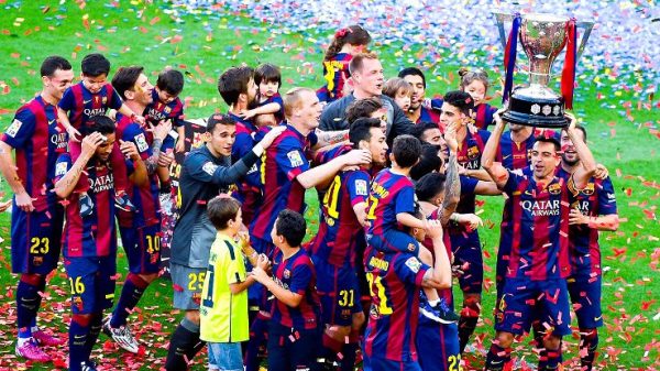 Barcelona 2015 La Liga Champions