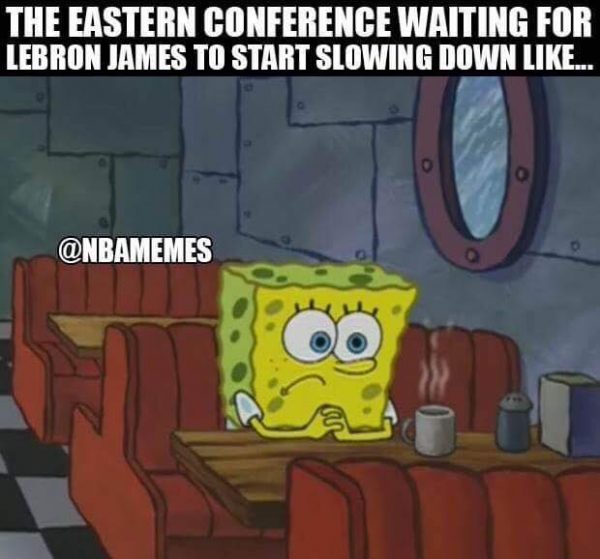 East waiting for LeBron to retire