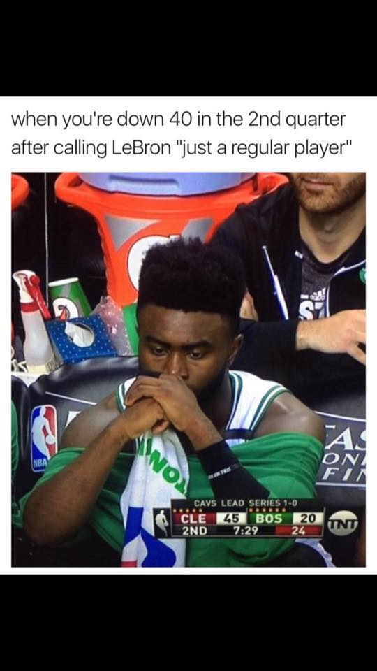 29 Best Memes of LeBron James & the Cleveland Cavaliers Humiliating the