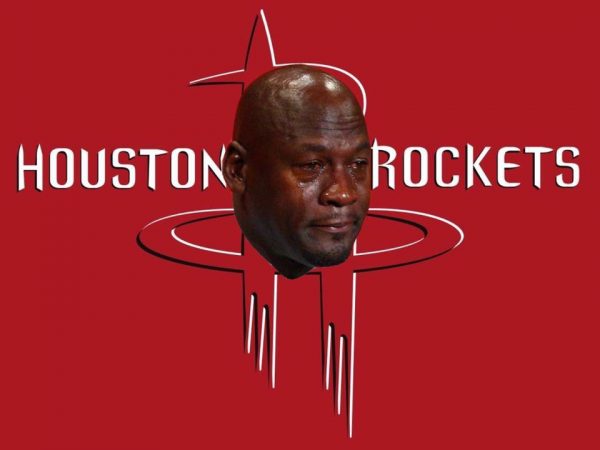 Rockets Crying Jordan Logo