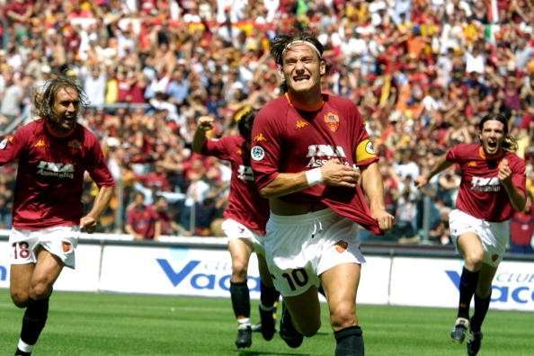 Totti Serie A Title 2001