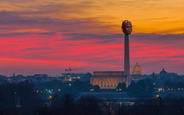 Washington Monument Crying Jordan