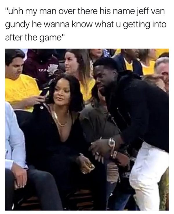 Hooking up Rihanna with Van Gundy