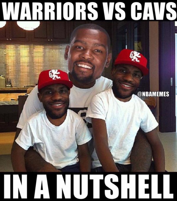 Warriors owning the Cavs